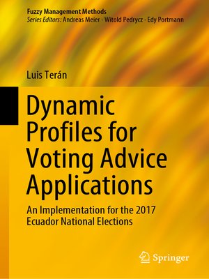 cover image of Dynamic Profiles for Voting Advice Applications
